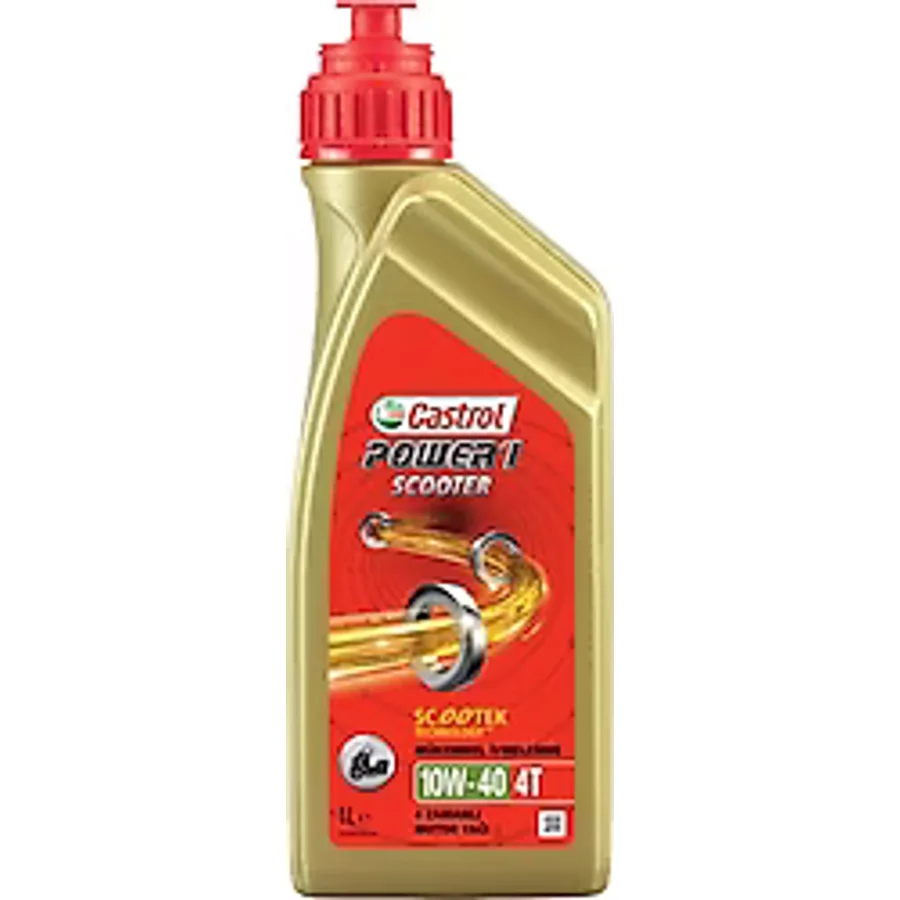 Castrol Power 1 Scooter 10W/40 4T 1 lt Motosiklet Yağı