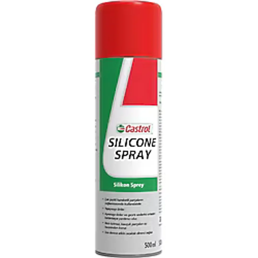 Castrol Silikon Sprey 500ml Lastik ve Plastik Koruyucu Parlatıcı - 500 ml