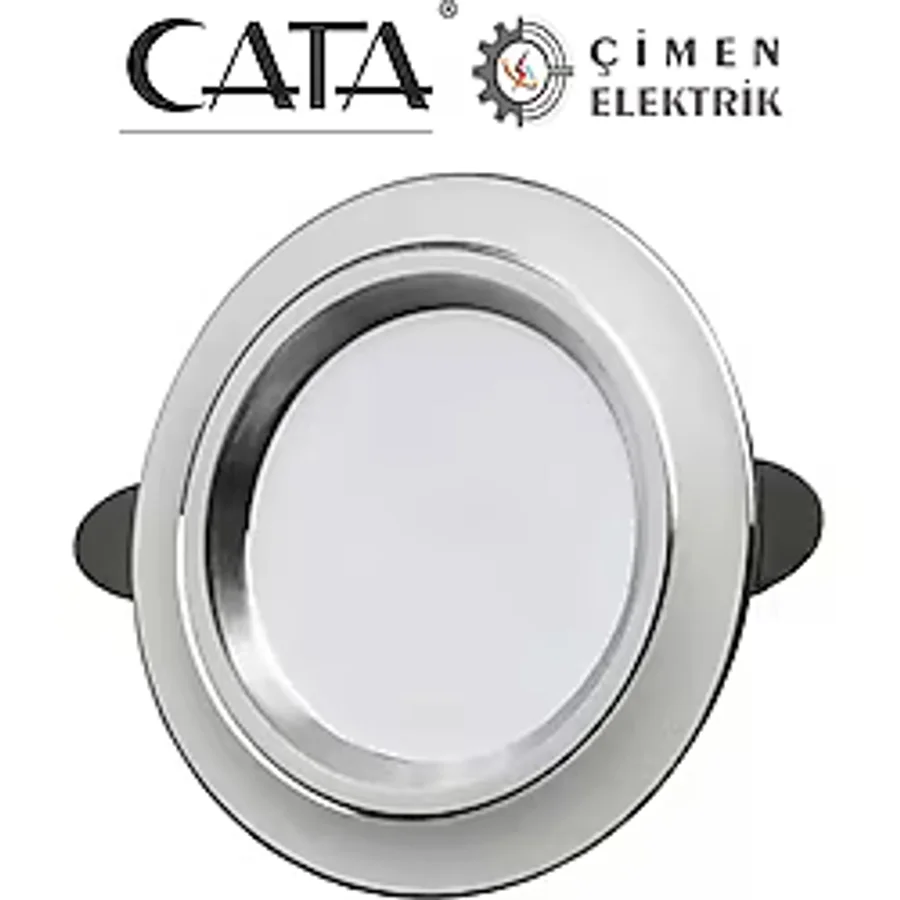 Cata 10 Adet Cata Ct 5257 Beyaz Kasa Zebra Led Spot 6w 3 Renkli