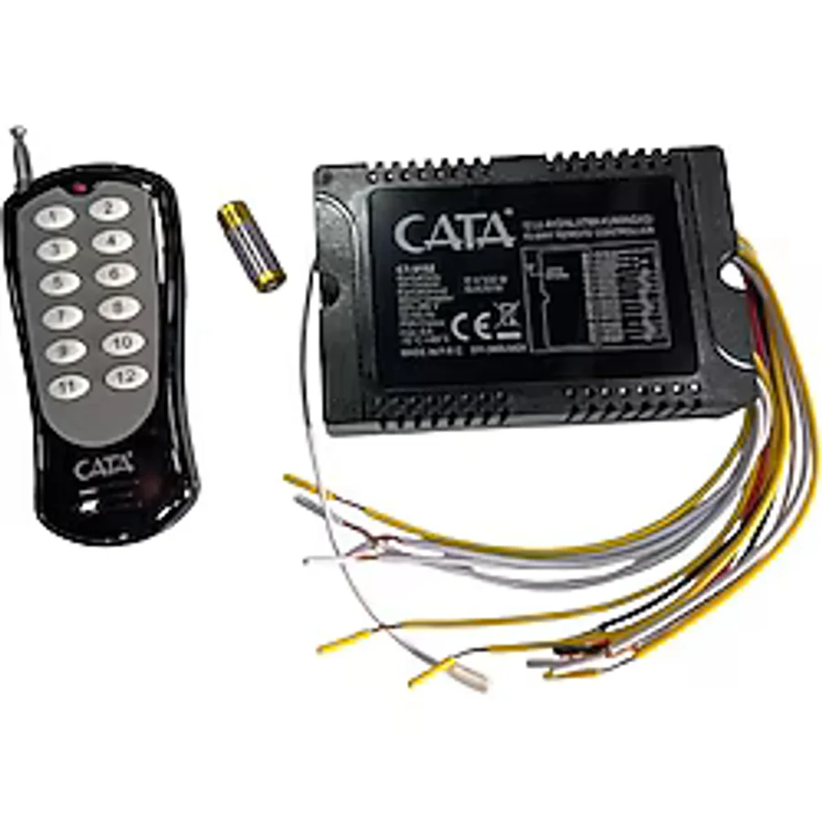 Cata 10 Lu Kanal Avize Kumandası 10X500 W CT-9152 - Siyah