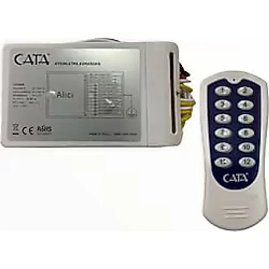 Cata 10 Lu Kanal Avize Kumandası 10X500 W Ct-9152,Turkuaz,