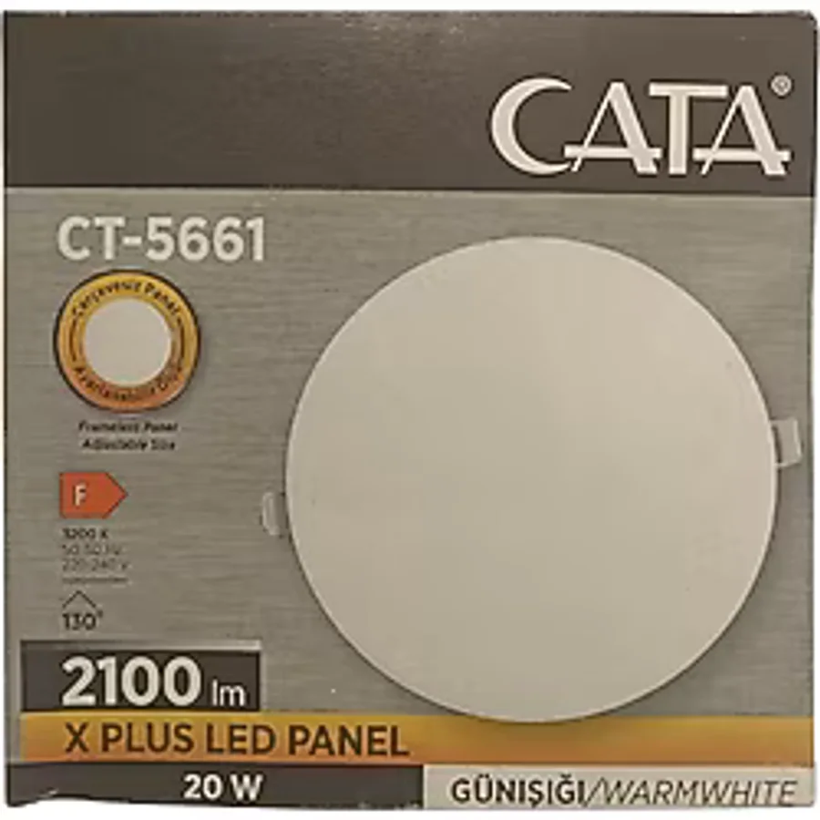 Cata 20W x Plus LED Panel - Gün Işığı CT-5661