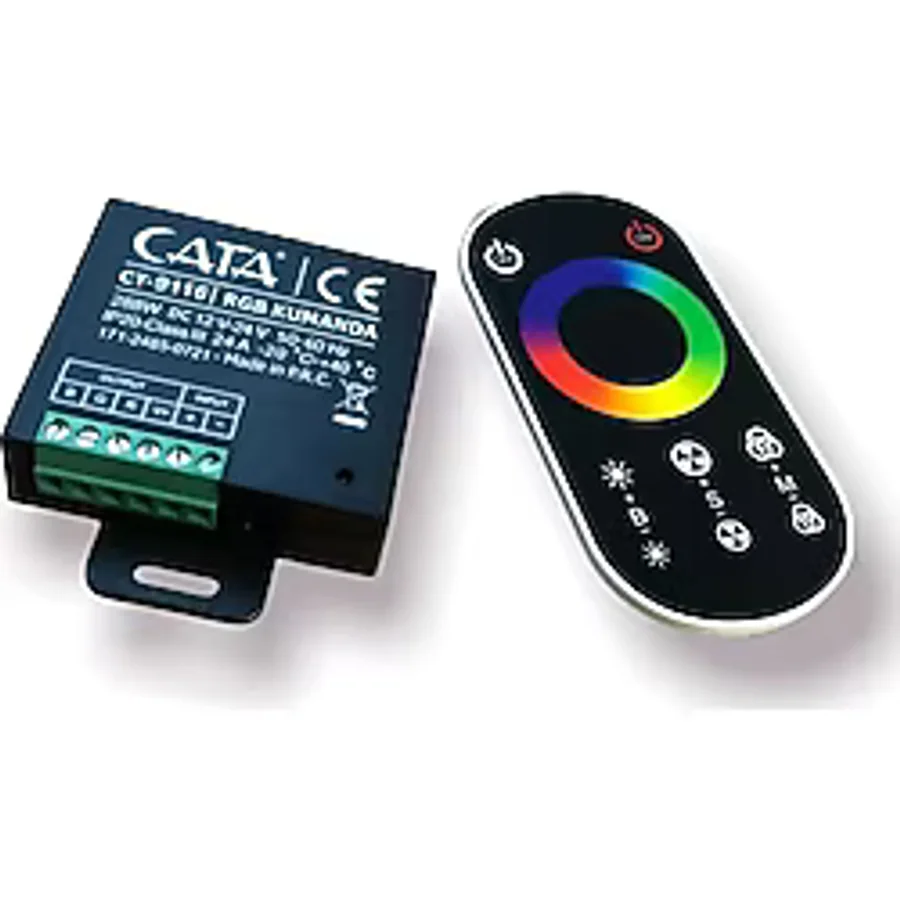 Cata 24 Amper Siyah Rgb Şerit Led Kumanda Ct-9116