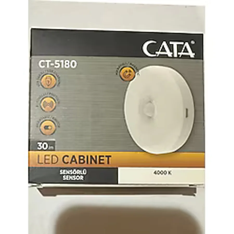 Cata CT-5180 Sensörlü 4000 K Natural 2'li Beyaz Kabin Armatür