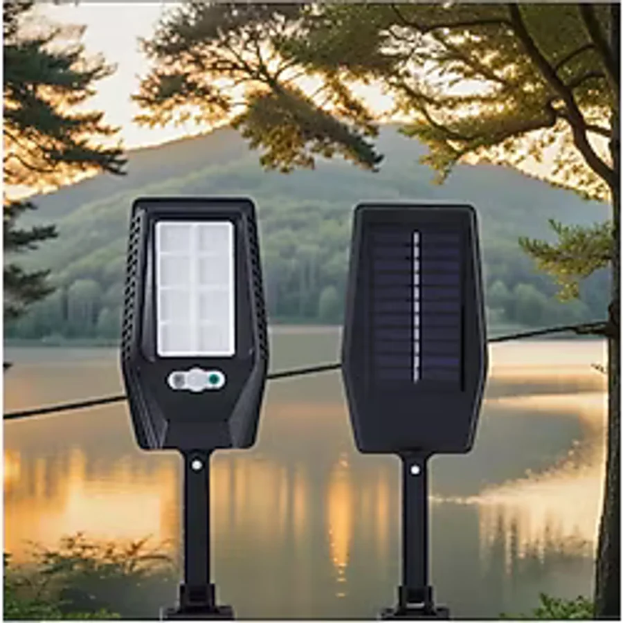 Cata GÜNEŞ ENERJİLİ Solar Sokak Armatürü LAMBASI 40W Beyaz Isik CT-4693