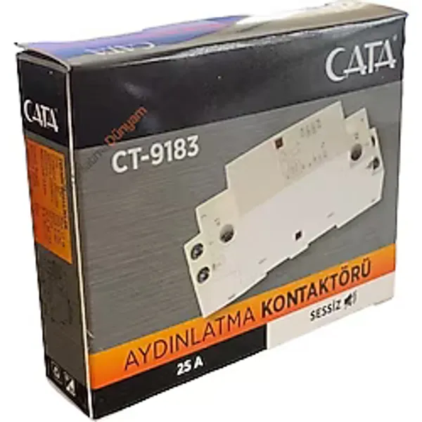 Cata Ray Tipi Sessiz Aydınlatma Kontaktör 25 Amper CT-9183