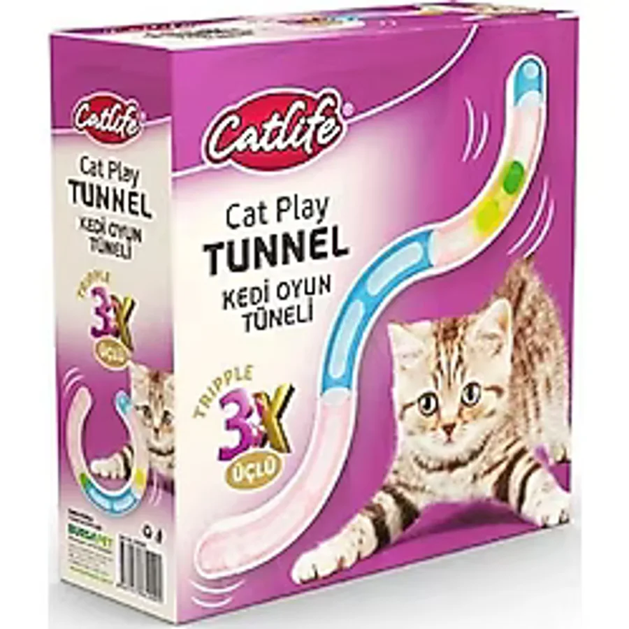 Catlife Kedi Oyun Tüneli 3'lü