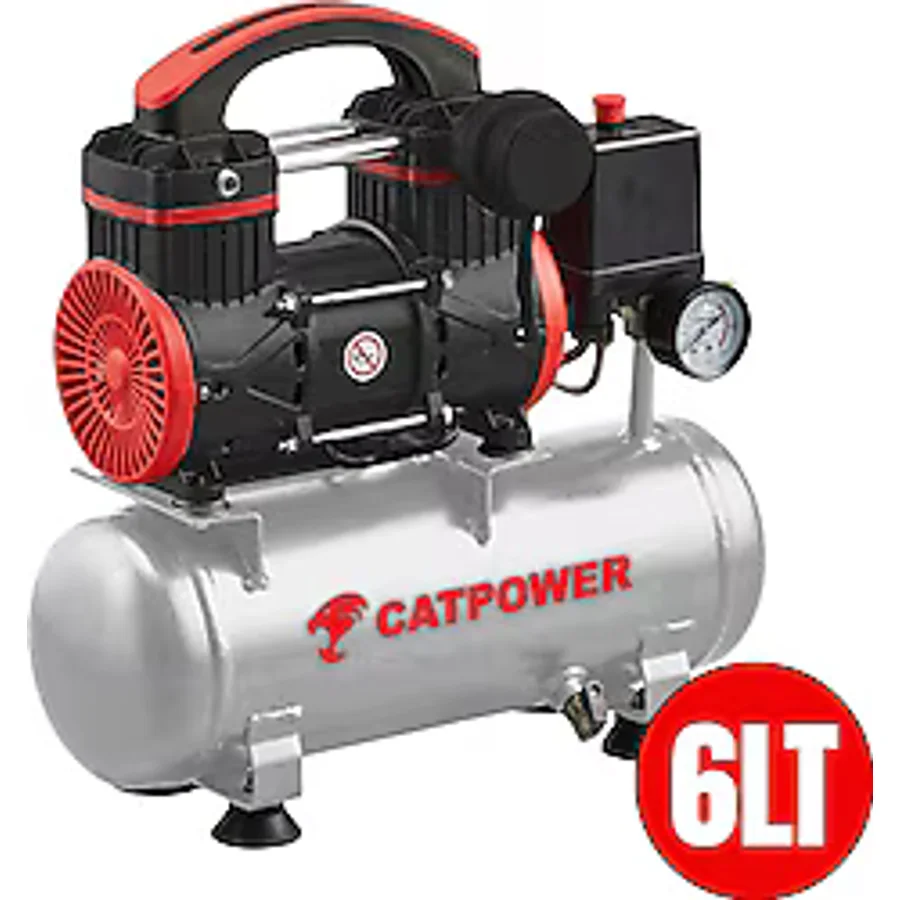 CatPower 1111 1 Hp 8 Bar 6 lt Sessiz Yağsız Kompresör