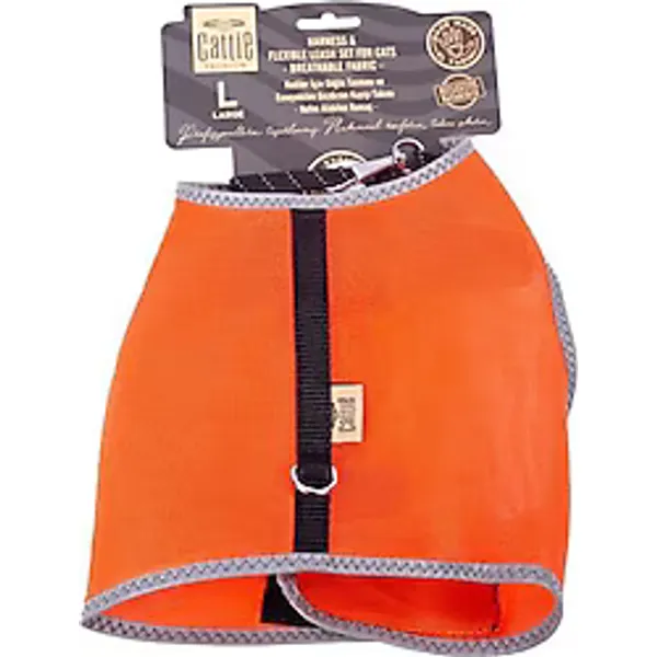 Cattie Havalı Dokuma L 1.5x30-40 cm Göğüs Kedi Tasması