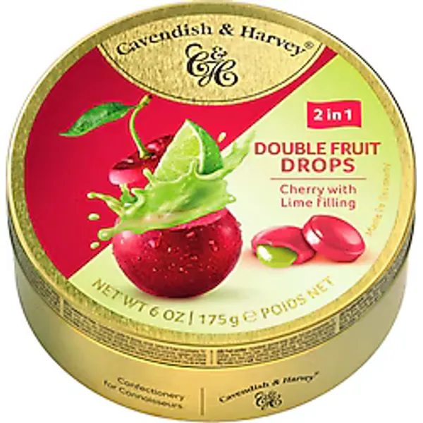 Cavendish & Harvey Vişne ve Misket Limonlu Dolgulu Şeker 175 gr