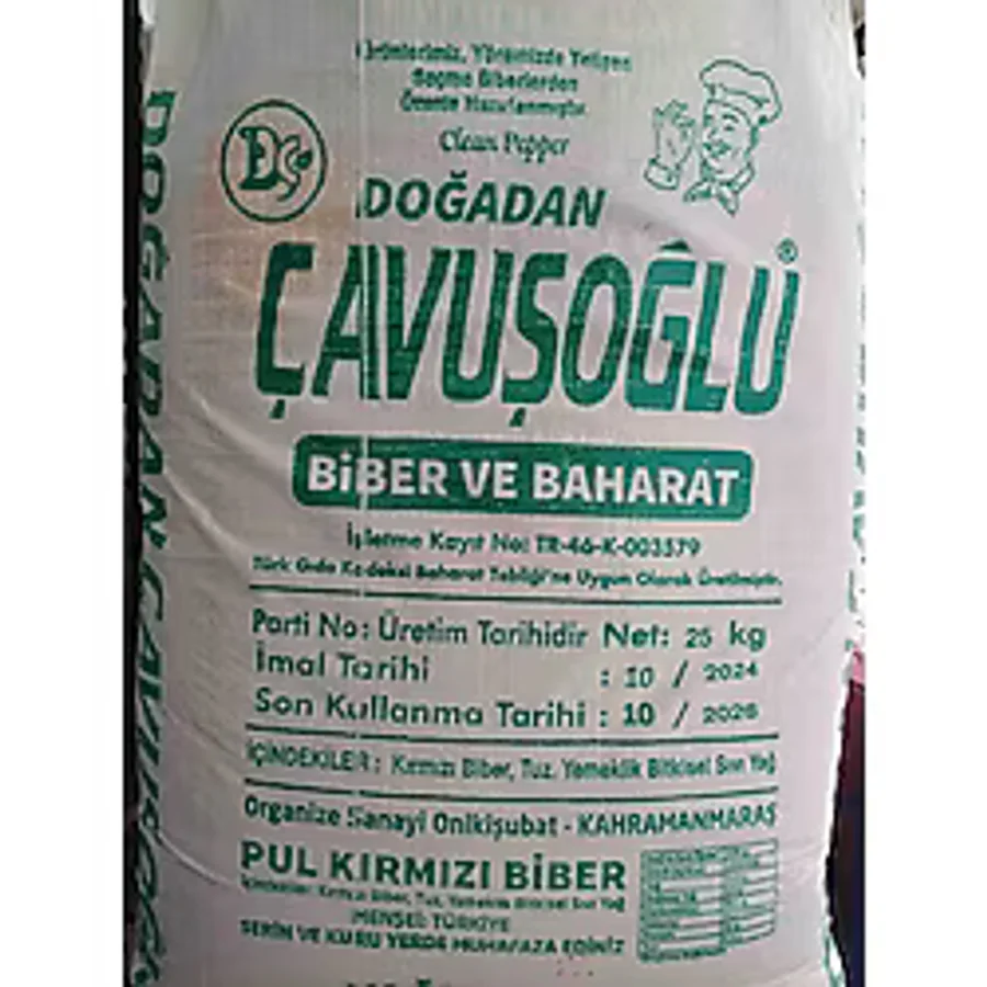 Çavuşoğlu Esnafa Özel Yaprak Pul Biberi - 10 kg