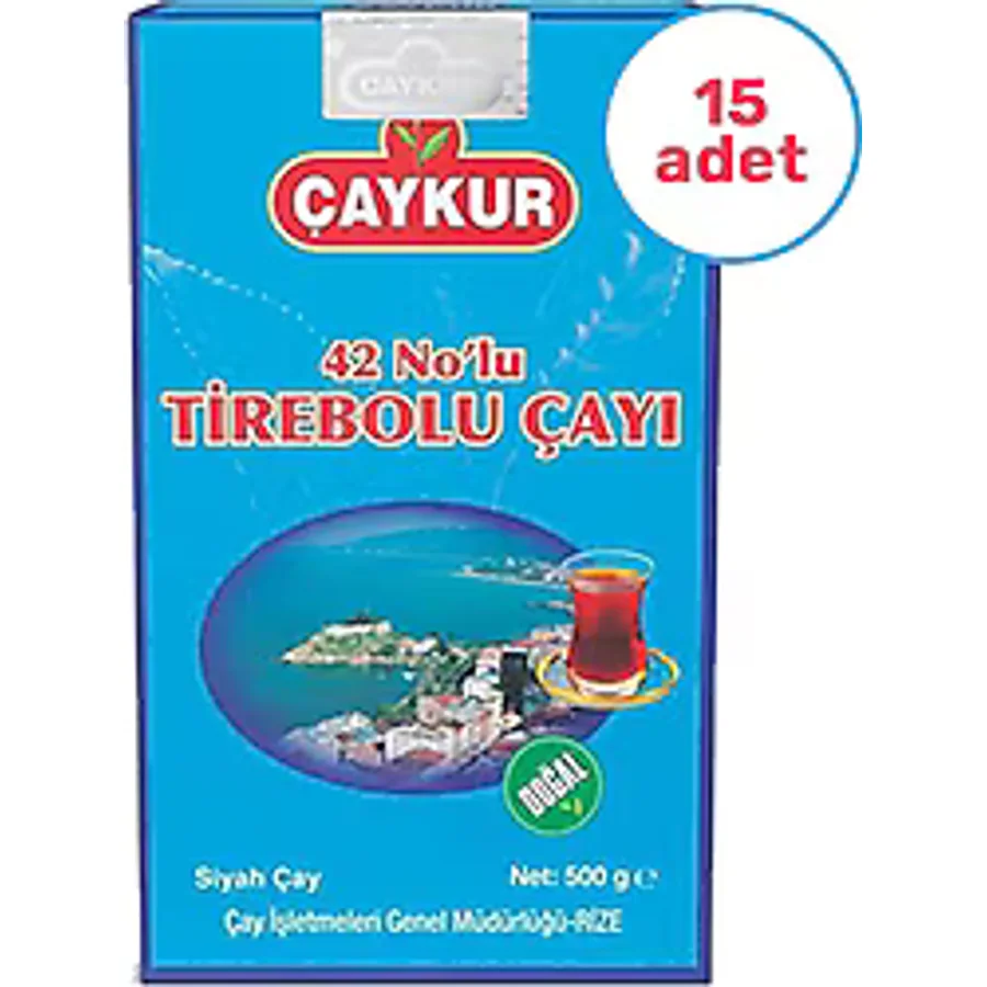 Çaykur 42 No'lu Tirebolu 500 gr 15'li Çay