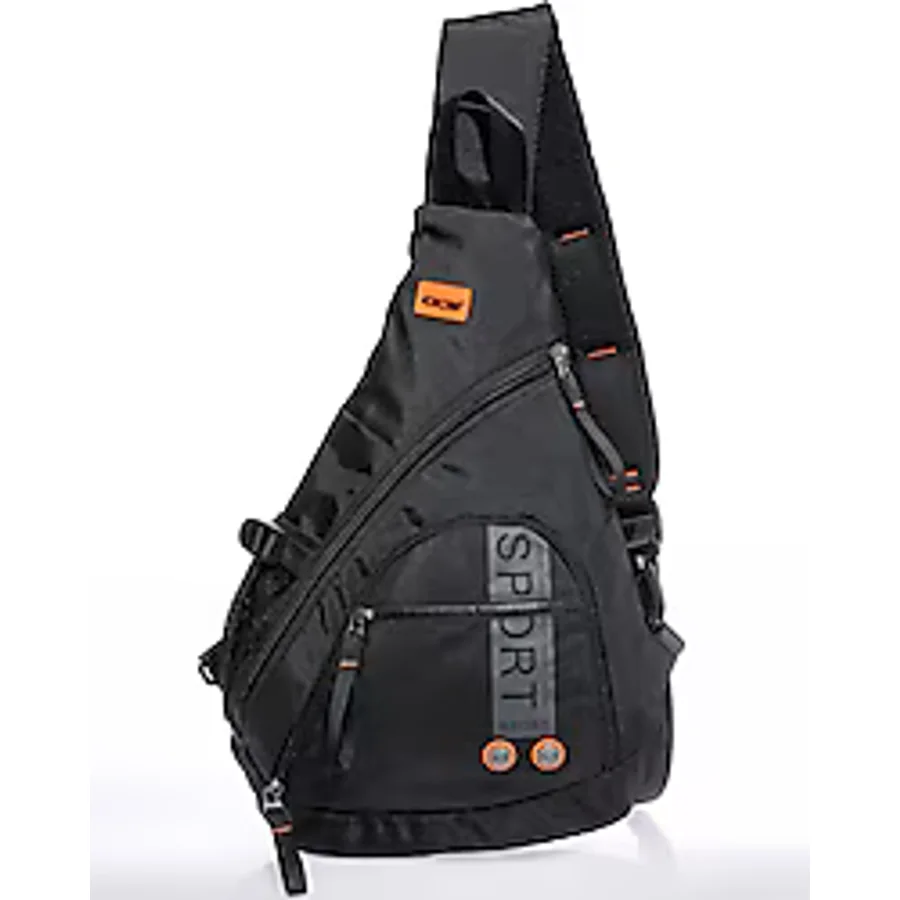 ÇÇS 51279 Bodybag Su Geçirmez Sırt ve Göğüs Çantası Siyah