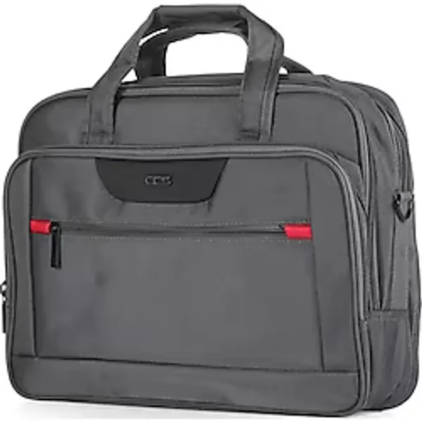 ÇÇS 71386 Omuz Askılı Çift Bölme Gri Evrak Ve Laptop Çantası