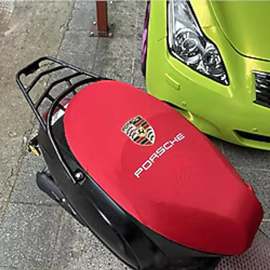 CEBECİOTO PORSHE DESENLİ PENYE MOTOSİKLET KILIFI -MOTOR