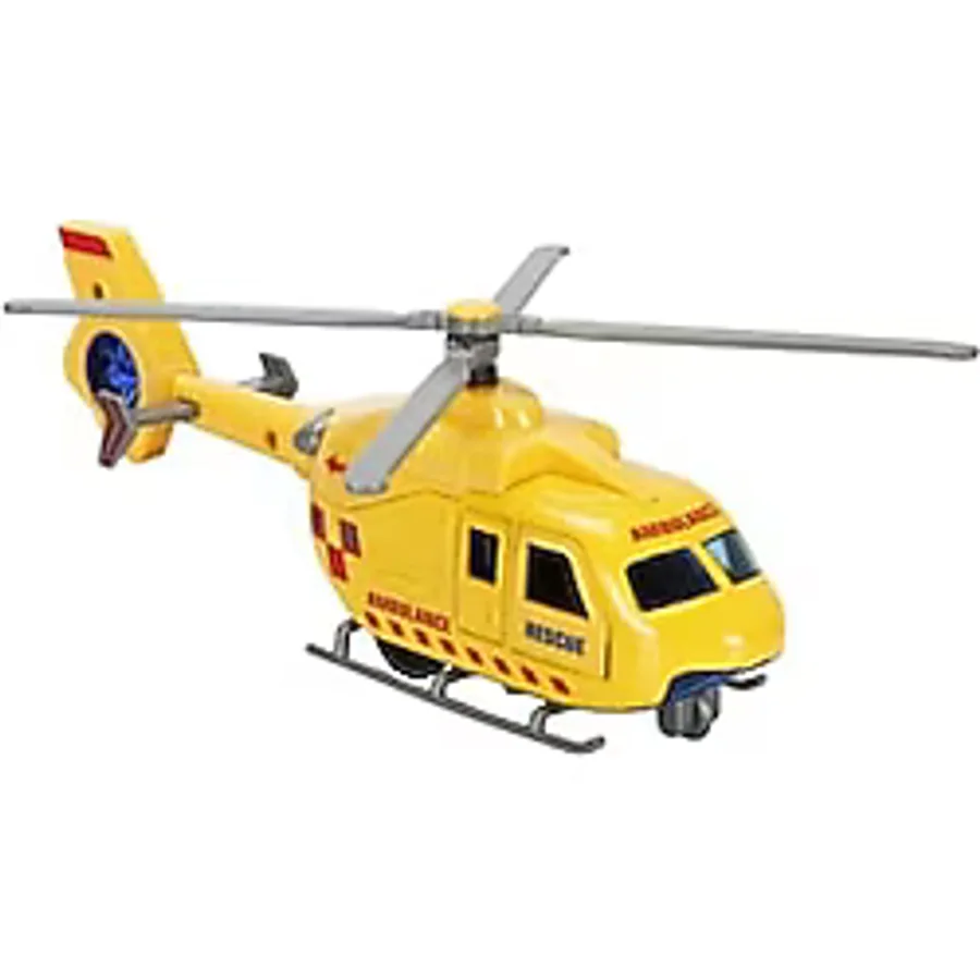 Çek Bırak Metal Helikopter 20 cm - Sarı (Lisinya)