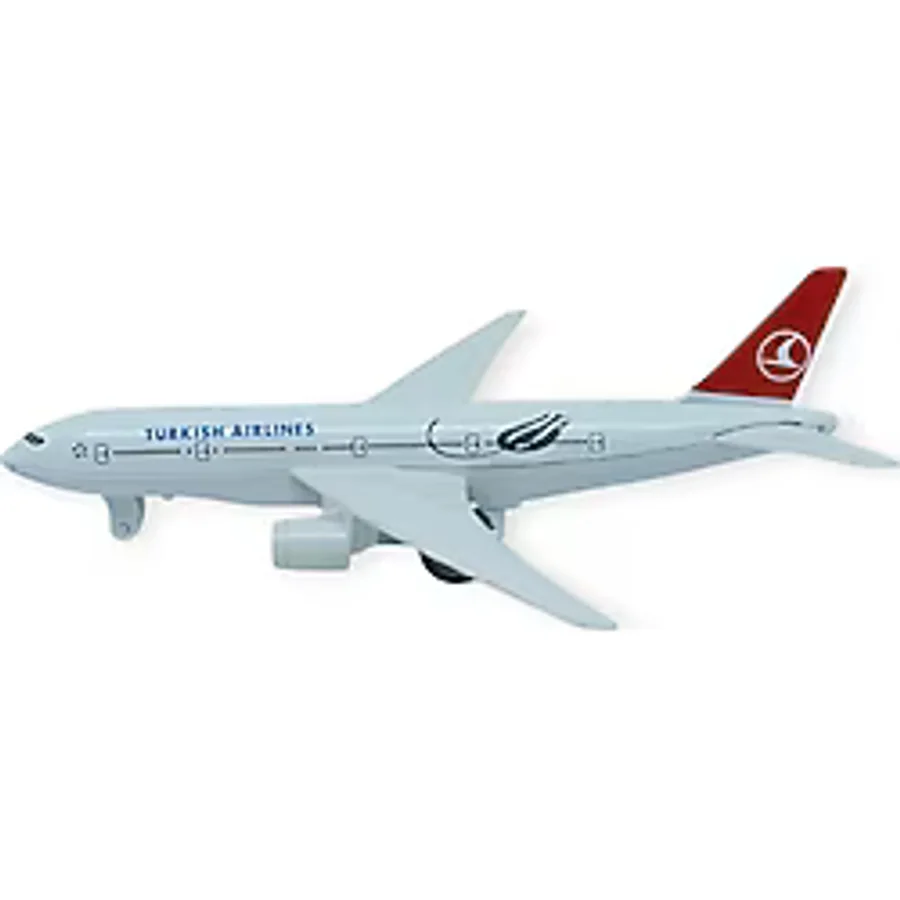 Çek Bırak Metal Yolcu Uçağı - 15 Cm - Küçük Boy - 1 Adet