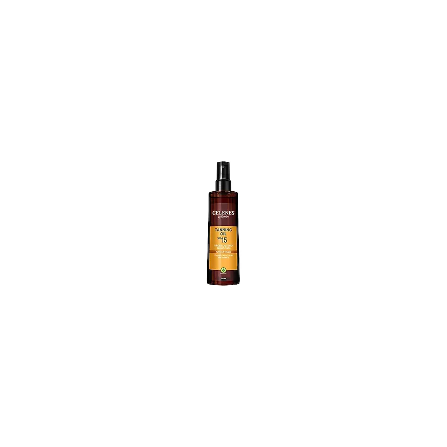 Celenes Herbal 200 ml 15 Faktör Bronzlaştırıcı Yağ