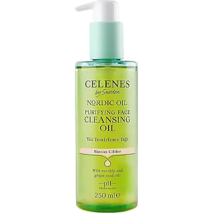 Celenes Nordic Oil Arındırıcı Hassas Ciltler için 250 ml Yüz Temizleme Yağı