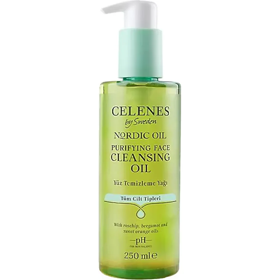 Celenes Nordic Oil Arındırıcı Tüm Ciltler için 250 ml Yüz Temizleme Yağı