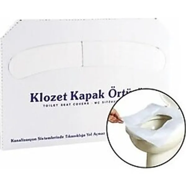 Çelik Ayna Klozet Kapak Örtüsü + Palex Klozet Kapak Örtü Dispenseri Beyaz