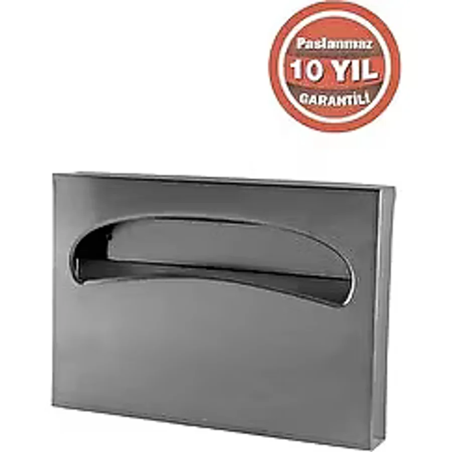 Çelik Banyo Paslanmaz Çelik Klozet Kapak Örtüsü Dispanser Gri