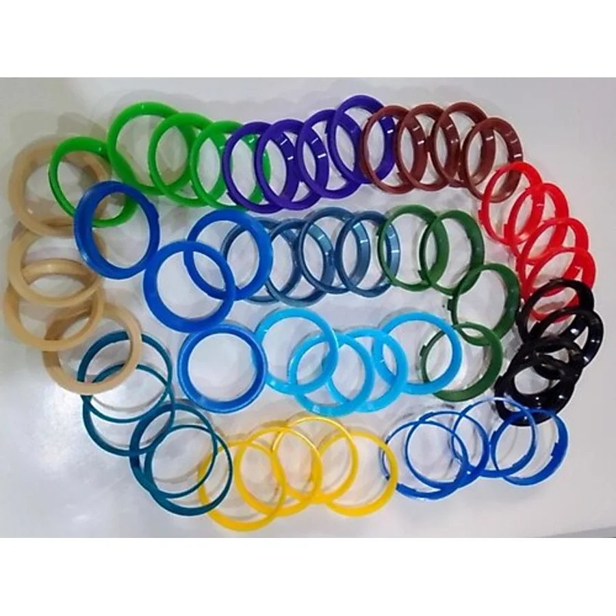 Çelik Jant Göbek Ayarı için Plastik Bilezik Takımı Sarı 3 Renk
