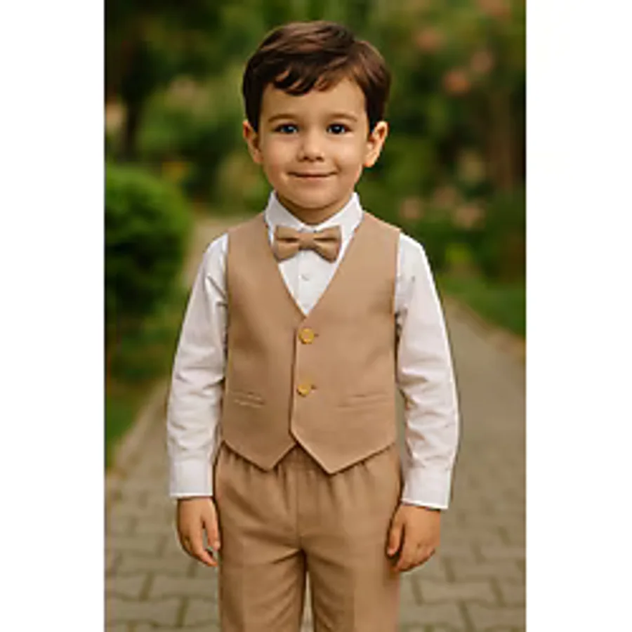 Çelix Kids Erkek Çocuk London Yelekli Takım Elbise