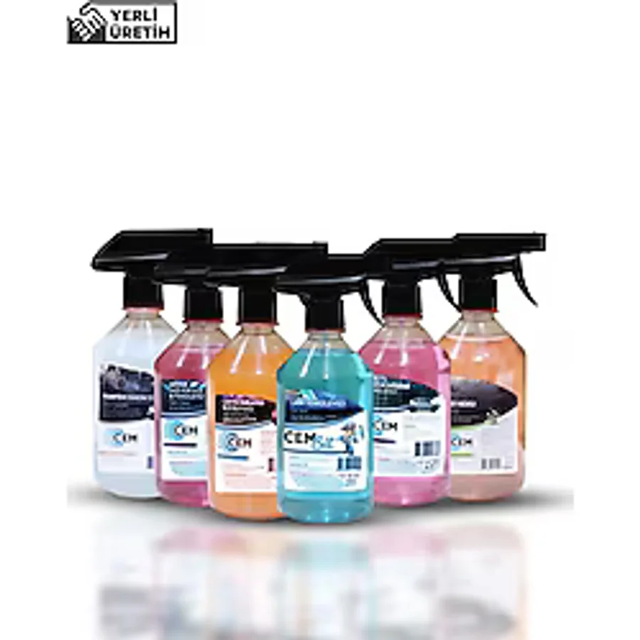 CEM CAR CARE Mega 6'lı Oto Bakım Seti Yıkama Süngeri Hediyeli