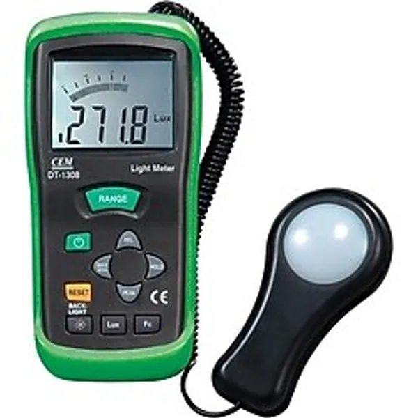 Cem DT-1308 Lüksmetre Işık Ölçer - Çok Renkli
