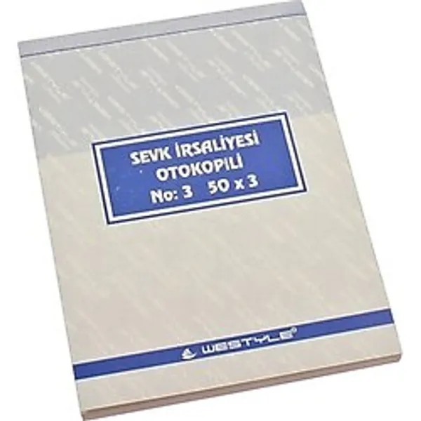 Cem Sevk Irsaliyesi Otokopili 3/50 3 Nüsha