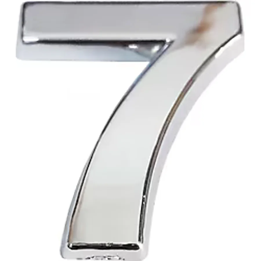 Cemax Krom Yapışkanlı 7 Rakamı 5 cm