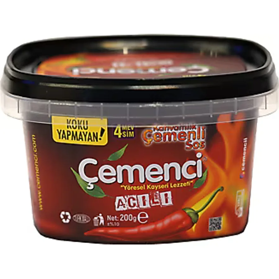 Çemenci Gurme Kahvaltılık Sos Çemenli Acılı 200Gr