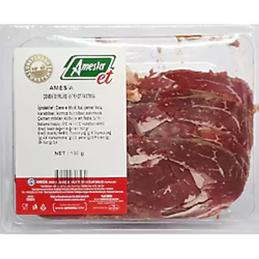 ÇEMENİ SIYRILMIŞ ANTRİKOT PASTIRMA 100 G.