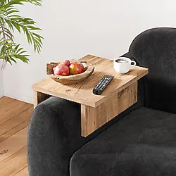 Ceramical Kls Ayarlanabilir Koltuk Sehpası Yan Sehpa- Çam
