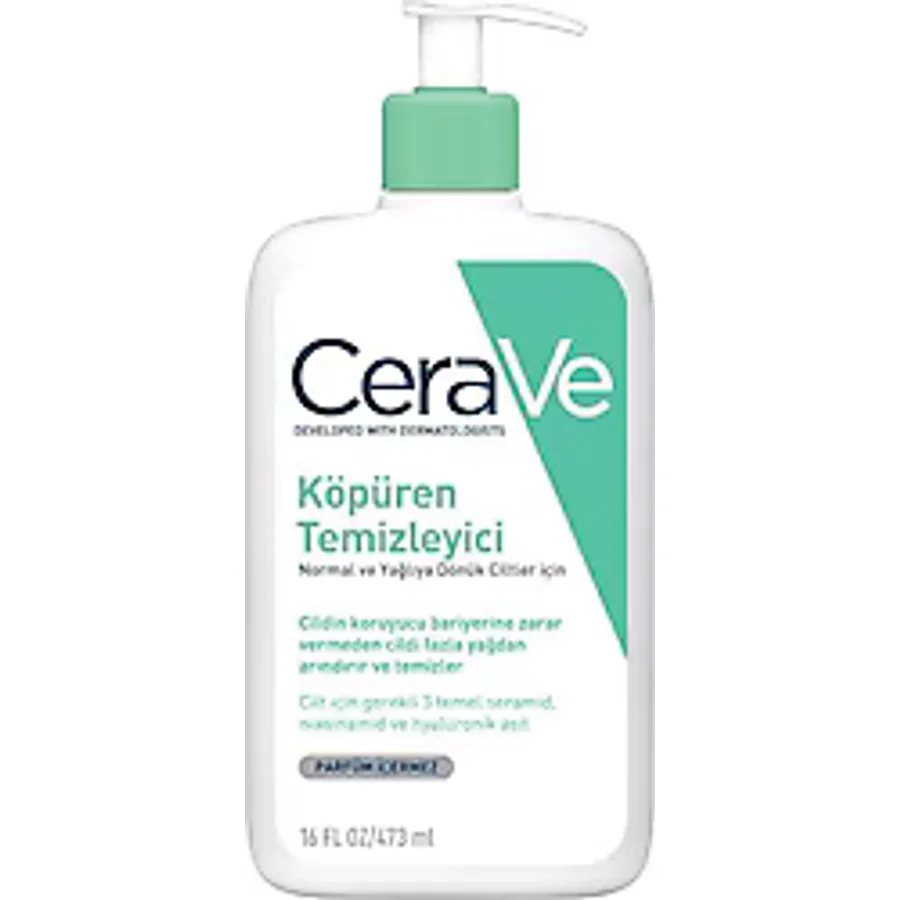 Cerave Köpüren 473 ml Yüz Temizleme Jeli