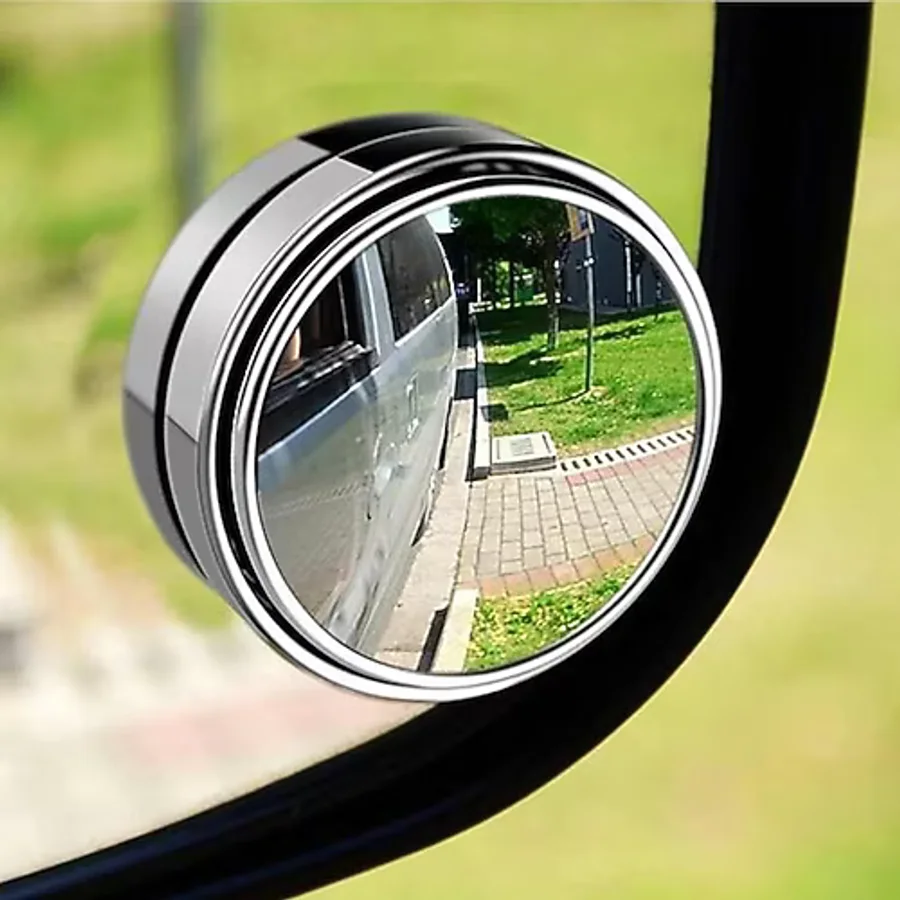 Çerçeveli Gerçek Cam Kör Nokta Aynası 360 Derece Hareketli 2 Adet
