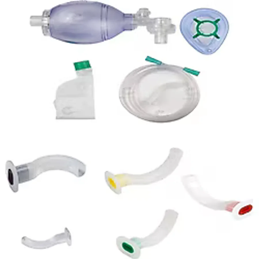 Ceren Pvc Ambu Seti Yetişkin Suni Solunum Maskesi + 5 Adet Yetişkin Airway