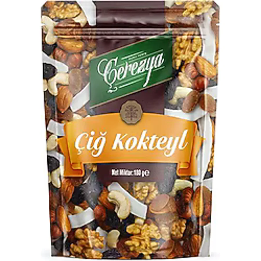 Çerezya Kuruyemiş 180 gr Çiğ Kokteyl