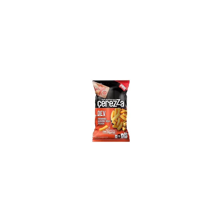Çerezza Dev Baharatlı Domates Soslu 150 gr Mısır Çerezi