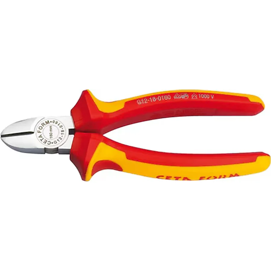 Ceta Form G12-18-0180 VDE 1000 V 180 mm İzoleli Yan Keski