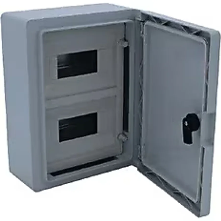 Çetinkaya Pano 30X40X16,5 Abs Pano 2x12 Opak Kapaklı Çp 5103