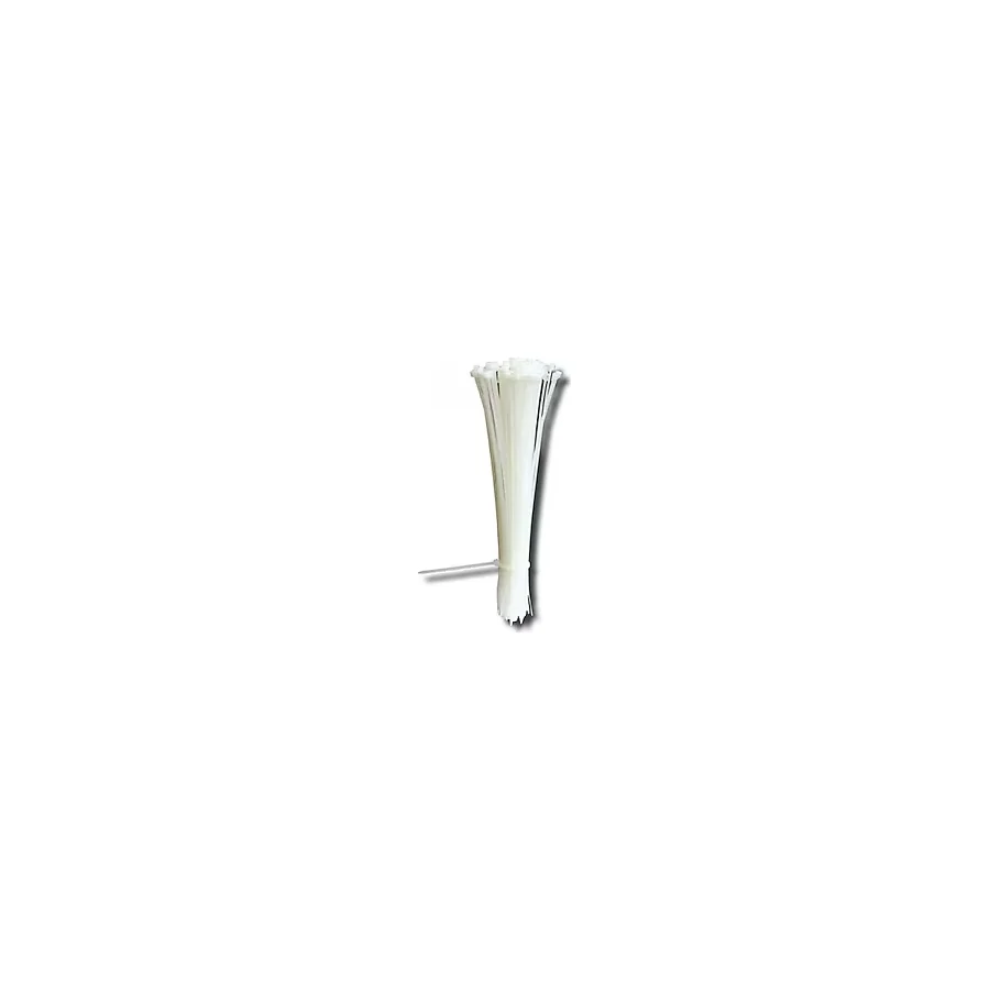 Çetsan 4,8x200 Beyaz 20cm Kablo Bağı Plastik Cırt Kelepçe Toplayıcı-100 Adet