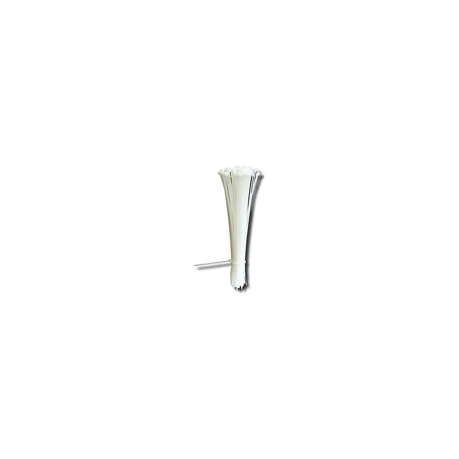 Çetsan 4,8x300 Beyaz 30cm Kablo Bağı Plastik Cırt Kelepçe Toplayıcı-100 Adet