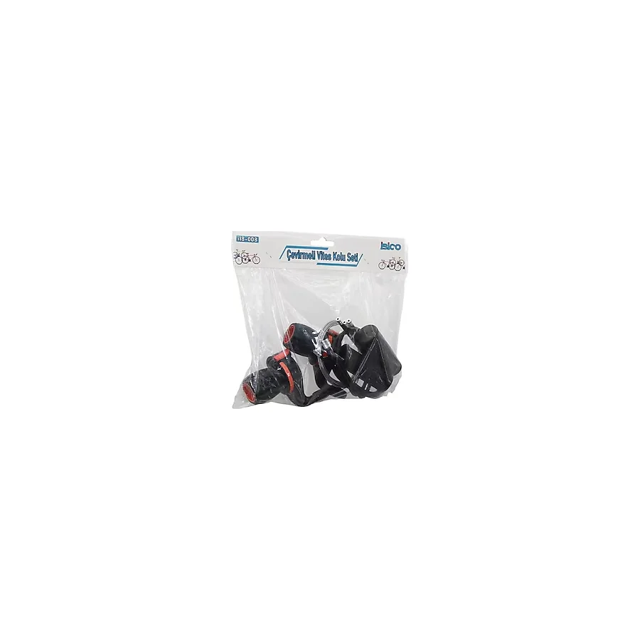 ÇEVİRMELİ BİSİKLET VİTES KOLU SETİ 2PCS VİTES KOLU - 2PCS ELCİK - TEL - TEL KORUYUCU KANAL KABLO (Ti