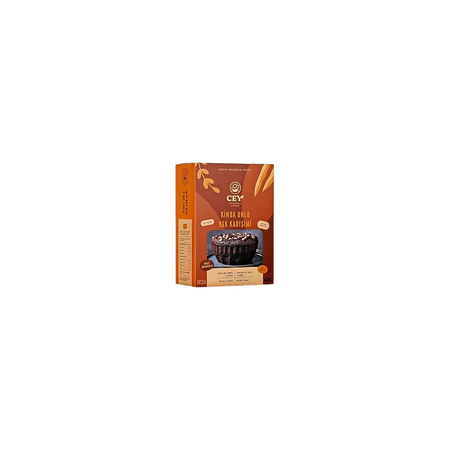 Cey Natural Foods Kinoa Unlu Keçiboynuzlu Kek Karışımı 265 gr