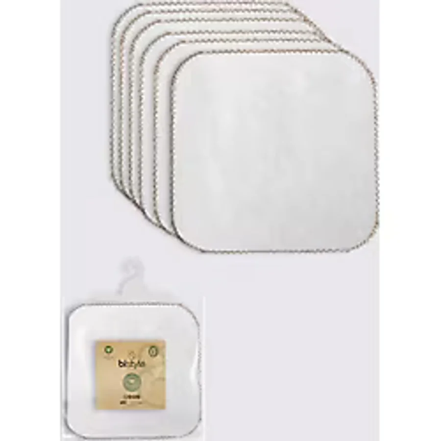 Ceylan Adam Bistyle Organik 28X28 6'lı Havlu Mendil 90105 Ekru