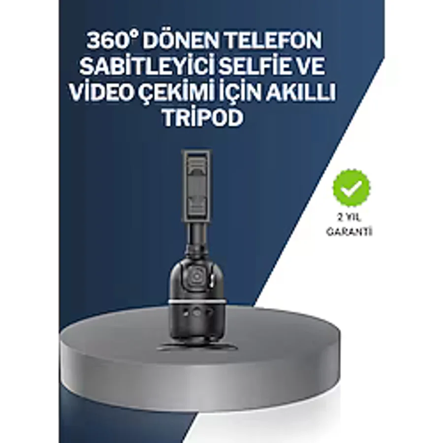 CEYLAN ADAM Canlı Yayın ve Video Çekimleri İçin Otomatik Yüz Takipli Masaüstü Gimbal