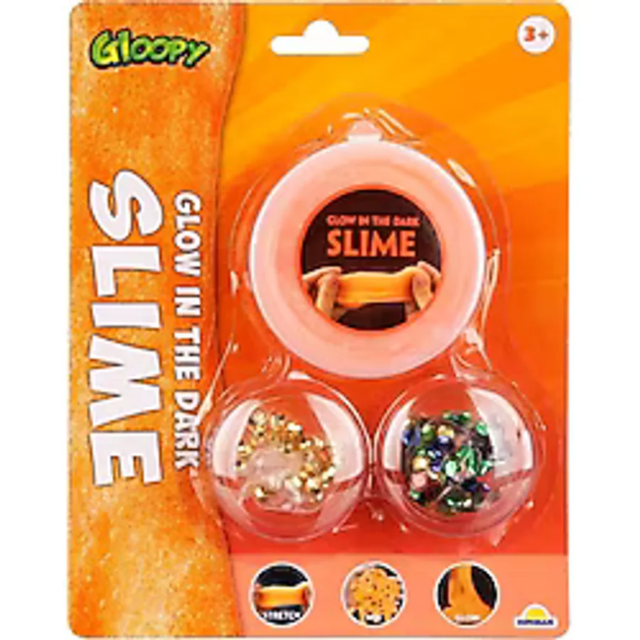 Ceylan Adam Gloopy Karanlıkta Parlayan Turuncu Slime