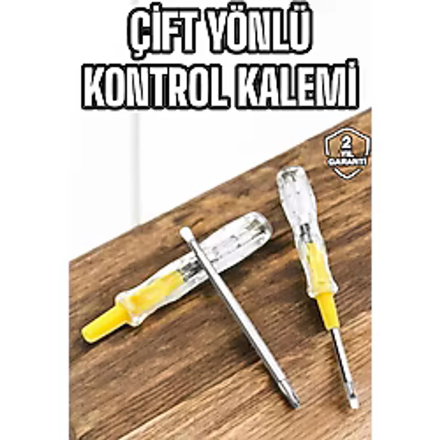 CEYLAN ADAM Kontrol Kalemi Nikel Kaplama Çift Başlıklı Test Cihazı